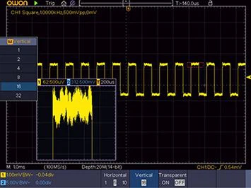 High Resolution Oscilloscope High Resolution Oscilloscope